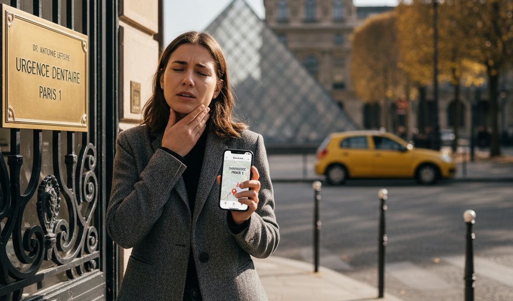 Trouver un rendez-vous dentaire en urgence à Paris 1