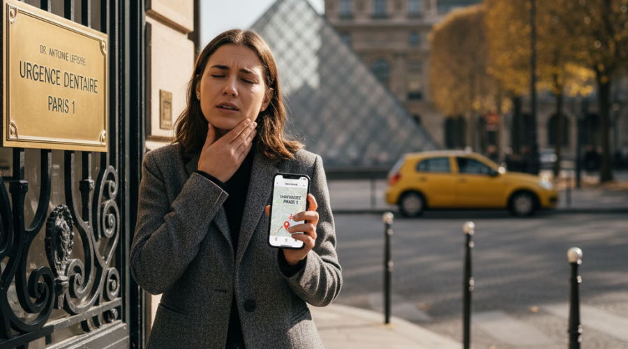 Trouver un rendez-vous dentaire en urgence à Paris 1