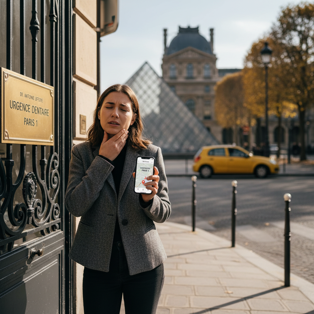 Trouver un rendez-vous dentaire en urgence à Paris 1