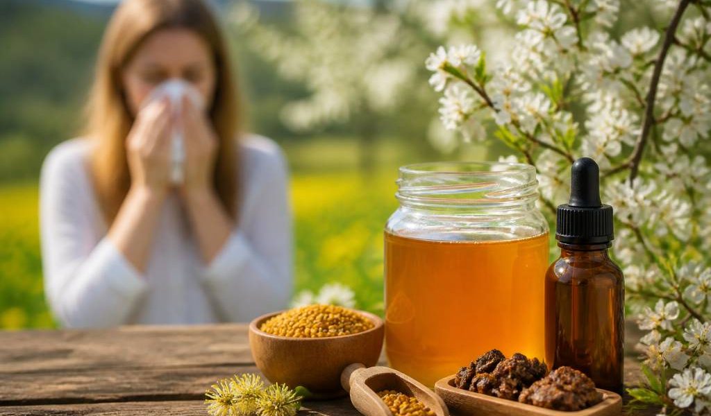 Apithérapie et allergies saisonnières : comment le miel, la propolis et le pollen peuvent aider à mieux vivre le printemps