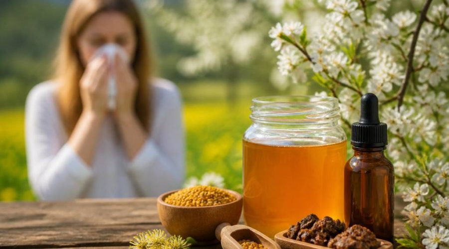 Apithérapie et allergies saisonnières : comment le miel, la propolis et le pollen peuvent aider à mieux vivre le printemps