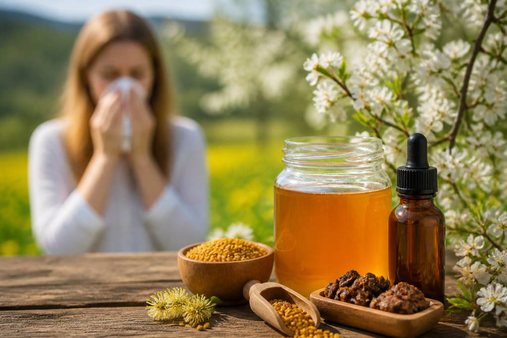 Apithérapie et allergies saisonnières : comment le miel, la propolis et le pollen peuvent aider à mieux vivre le printemps